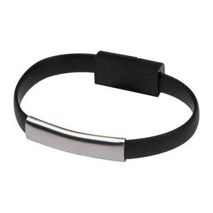 2in1 USB szilikon karkötő