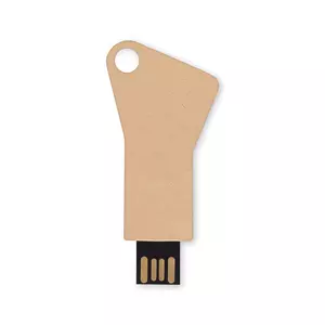 Aszimmetrikus kulcs alakú USB pendrive papírból