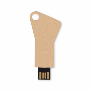 Aszimmetrikus kulcs alakú USB pendrive papírból