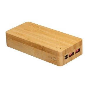 Bambusz powerbank 20000 mAh