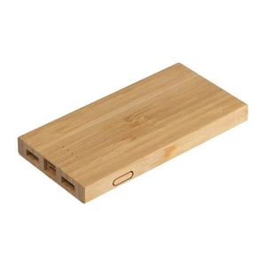 Bambusz powerbank 8000 mAh
