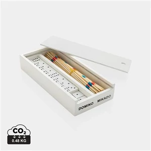 Deluxe mikado és domino fa játék
