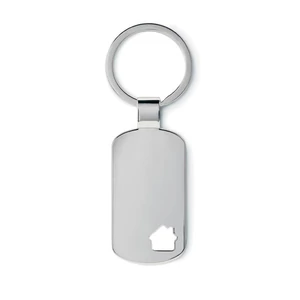 House Key fém kulcstartó kis ház motívummal