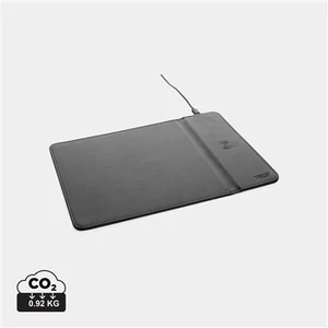 Swiss Peak RCS újrahasznosított PU 10W-os vezeték nélküli töltő egérpad