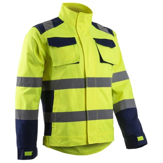 5hbj160 Coverguard Hibana jólláthatósági sárga/kék munkakabát