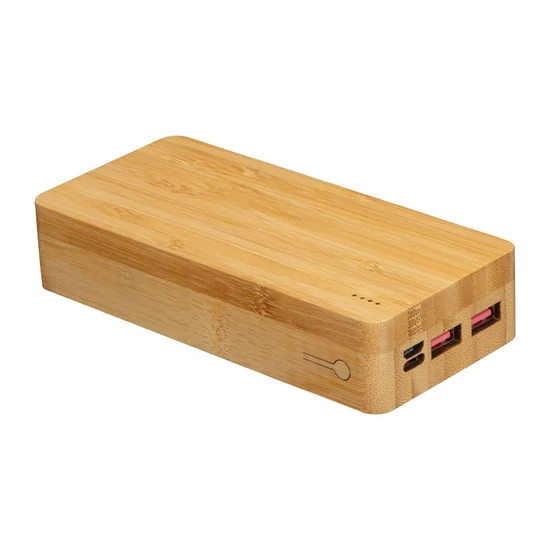 Bambusz powerbank 20000 mAh