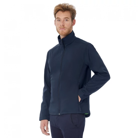 BC 2 rétegű Softshell férfi kapucnis kabát