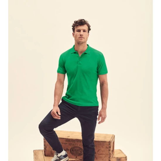Fruit of the Loom Premium uniszex galléros póló