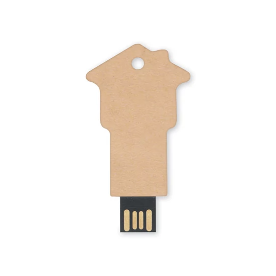Ház alakú papír USB pendrive