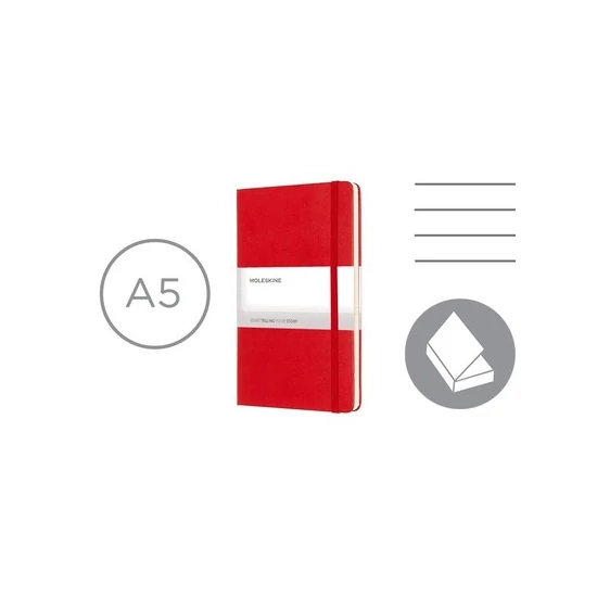 MOLESKINE A5-ös jegyzetfüzet