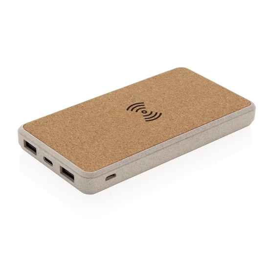 Parafa és búzaszár powerbank 8000 mAh