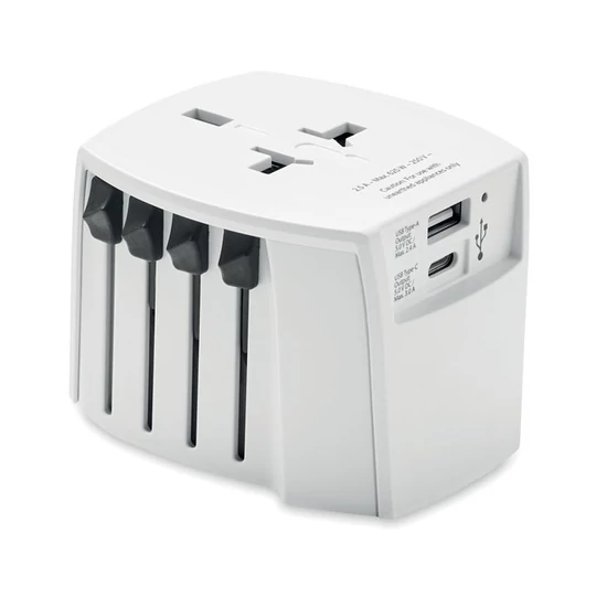 Skross MUV USB-A és-C világjáró adapter