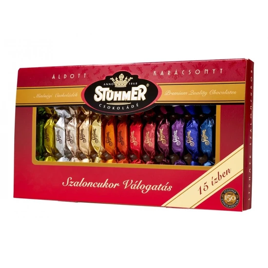 Stühmer szaloncukor-válogatás 15 féle ízben