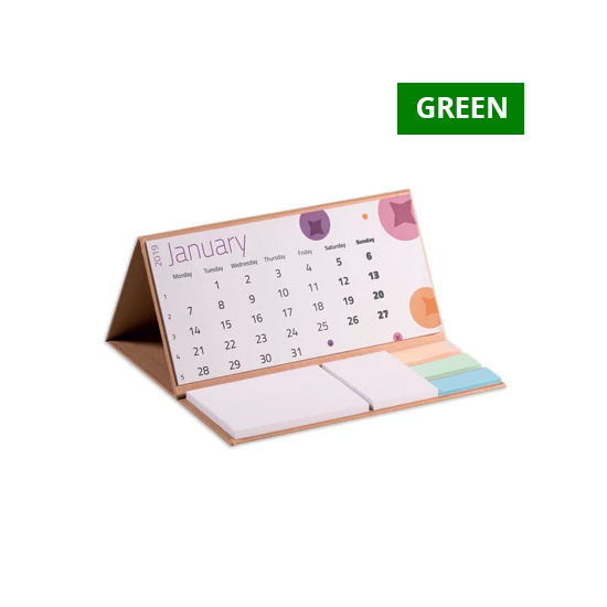 Újrahasznosított CalendoNote asztali naptár