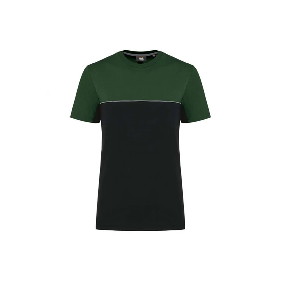 Unisex eco-friendly kétszínű rövid ujjú póló
