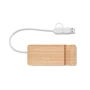 HUBSTAND USB elosztó bambuszból